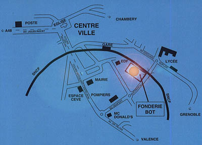 Plan D�tail Acc�s Voiron