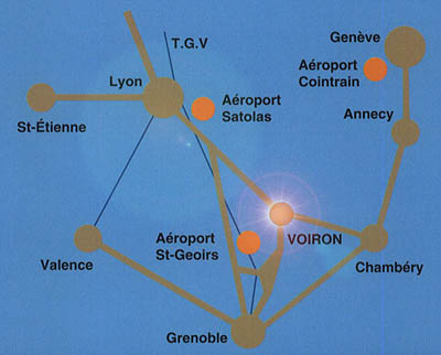 Plan Secteur R�gion Grenobloise